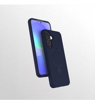 Galaxy A56 Kılıf Magsafe Şarj Özellikli Standlı Sensitive Touch Samara Kapak (Lacivert)