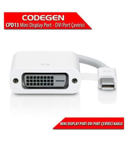 CODEGEN CPD13 mDP-DVI (24+5) Görüntü Adaptörü