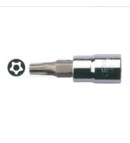 Ceta 1/4" 5 Köşe Delikli Torx Uçlu Lokma - IPR25 x 37 mm