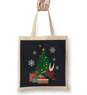 Hornet Around The Christmas Tree Hollow Knight Bez Çanta Uzun Saplı