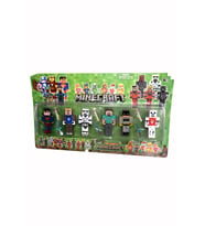 MİNECRAFT SÜPERMEN BATMAN VB 12 PARÇA KARAKTER FİGÜR SETİ (Çok Renkli)