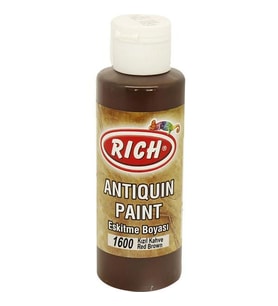 Rich Antiquing Paint Eskitme Ahşap Boyası 120 cc. 1600 Kızıl Kahve 