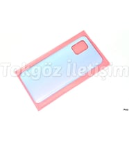 Tkgz Xiaomi Mi 10 Lite Arka Kapak Pil Kapağı (CAM) MAVİ