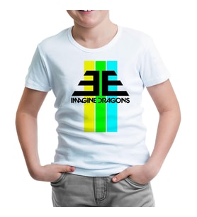 Imagine Dragons - EE Beyaz Çocuk Tshirt