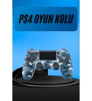 Ps4 Joystick Oyun Kolu Titreşimli Uzun Pil Ömrü Usb Şarj Kablolu