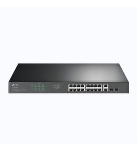 Tp-lınk Tl-sg1218mp 16 Port Gıgabıt+ 2x1gb Rj45/2xsfp Combo 250 Metre Poe Mesafe 250w Rackmount Swıt