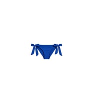Zi Mavi Kalın İpli Bağcıklı Brezilya Bikini Altı