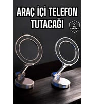 Telefon Tutucu Tüm Arabalara Uyumlu Araç İçi Katlanabilir Manyetik Tasarım
