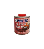POLİTEK 1K PLASTİK ASTAR 500ML (Çok Renkli)