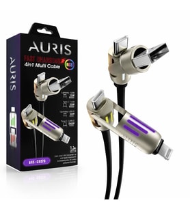 AURIS ARS-CB270 4in1 Hızlı Şarj Çoklu Kablo