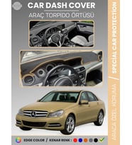 MERCEDES C CLASS W204 (2007-2014) Torpido Örtüsü Premium Kalite Özel Kesim UV Koruma