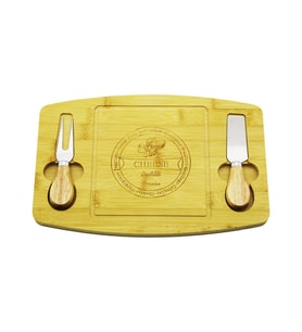 BIÇAK SAĞ-SOL 19X29CM -1.5CM AHŞAP BAMBU KAHVALTI PEYNİR SUNUM TABAK 2PEYNİR BIÇAK=AHŞAP SAPLI (5680)