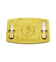 BIÇAK SAĞ-SOL 19X29CM -1.5CM AHŞAP BAMBU KAHVALTI PEYNİR SUNUM TABAK 2PEYNİR BIÇAK=AHŞAP SAPLI (5680)