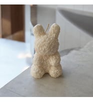 Sevgiliye, Kadına, Arkadaşa, Anneye El Yapımı Dekoratif Soya Wax Tavşan Mum
