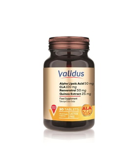 Validus Alfa Lipoic Acid Cla Resveratrol 30 Tablet