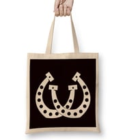 Horseshoe Lucky Equestrian Sport Horses Riding Horse Fan Bez Çanta Uzun Saplı