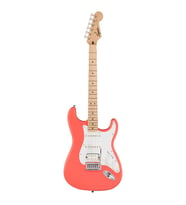 Squier Sonic Stratocaster HSS Akçaağaç White Pickguard Tahitian Coral Elektro Gitar