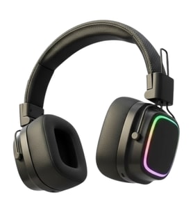 Nettech NT-BTH31 Kulak Üstü Kablosuz Bluetooth Kulaklık - RGB Işık & 8 Saat Çalışma Süresi (Siyah)