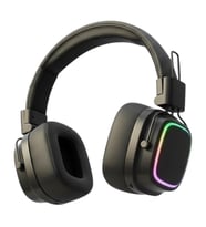 Nettech NT-BTH31 Kulak Üstü Kablosuz Bluetooth Kulaklık - RGB Işık & 8 Saat Çalışma Süresi (Siyah)