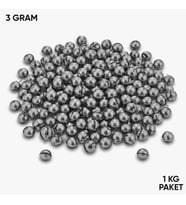 Kıstırma Yarma Kurşun - Kesikli Olta Kurşunu - 3 Gram (1 KG)