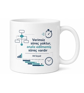 Endüstri Mühendisi Süreç Optimizasyonu Verimlilik Zaman Etüdü Kupa Bardak Hediye