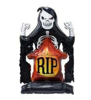 Halloween Cadılar Bayramı Şişme Ayaklı Mezar Taşı Folyo Balon