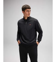 Ellesse Erkek Yarım Fermuarlı Sweatshirt EM580 (Siyah)