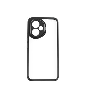 Honor 400 Uyumlu Kılıf Kamera Korumalı Şeffaf Arka Yüzey Zore New Roll Kapak (Siyah)