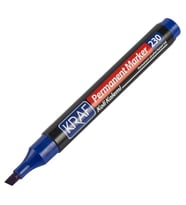 KRAF 230 PERMANENT MARKER KESİK UÇ - MAVİ