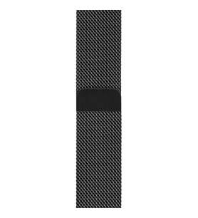 ScHitec 42-49mm Yeni Nesil Apple Uyumlu Akıllı Saat Kordonu Metal Siyah