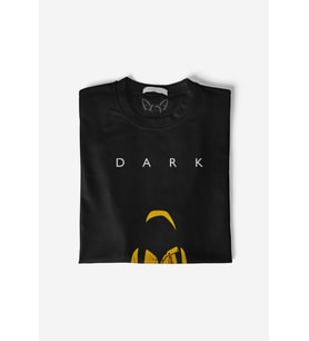 Dark Resimli Çocuk Siyah Tshirt
