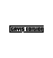 Gayış Edition Oto Cam Sticker Siyah 25*5 Cm