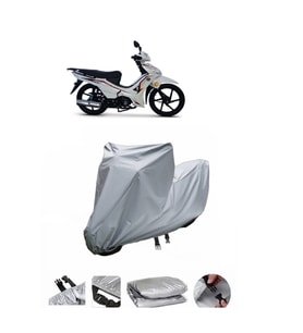 Kuba Ege 100  Gri Motosiklet Brandası ARKA ÇANTA UYUMLU DEĞİLDİR