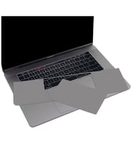 McStorey Macbook Air M2 A2681 ile Uyumlu Touchpad Trackpad Koruyucu Sticker Guard (Gri)