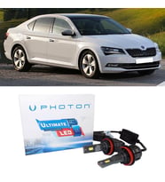 Skoda Superb 3 Led Xenon Sis Farı Ampulü H8 Ultimate 9500 Lumens Yeni Seri Beyaz 2015+