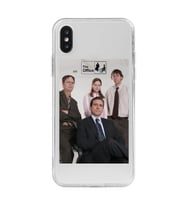 Iphone X ve XS Uyumlu The Office Tasarımlı Şeffaf Telefon Kılıfı