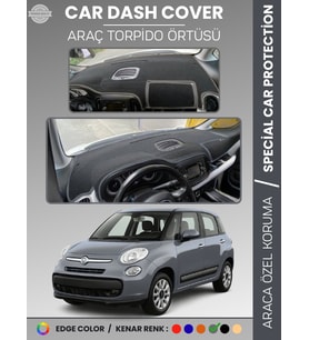 FIAT 500L (2013-2017) Torpido Örtüsü Ön Göğüs Torpido Koruma Tam Uyum Çatlamayı Önler Kolay Montaj