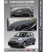 FIAT 500L (2013-2017) Torpido Örtüsü Ön Göğüs Torpido Koruma Tam Uyum Çatlamayı Önler Kolay Montaj