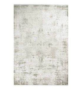 Hoom Rugs Akik 8619 Yeşil Modern Makine Halısı (Krem - Yeşil)