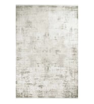 Hoom Rugs Akik 8619 Yeşil Modern Makine Halısı (Krem - Yeşil)
