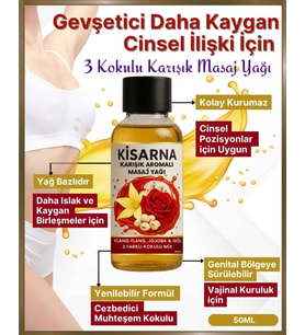 Cinsel Kayganlaştırıcı Jel Ylang Ylang Jojaba Gül Aromalı Masaj Yağı