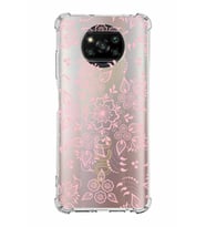 Xiaomi Poco X3 Pro Köşe Korumalı Antişok Kapak Nostalji Desen Tasarımlı Şeffaf  Kılıf