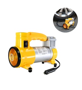 Sentinel Araç Oto Analog Basınç Göstergeli Metal Gövde Hava Kompresörü 150 PSI 12V Renkli