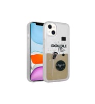 Apple iPhone 13 Uyumlu Kılıf Desenli Sıvılı Zore Drink Silikon Kapak (Model 3)