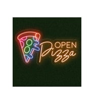 OPEN Pizza Yazılı Neon Tabela