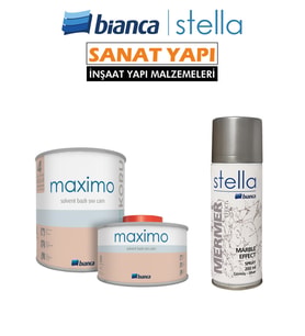 Stella Bianca Maximo Parlak + Stella Gri Effekt Sprey