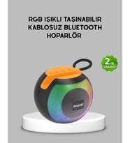 Bluetooth 5.0 Hoparlör – Rgb Işıklı, Güçlü Bas 360° Surround Ses