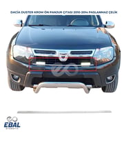 Dacia Duster Krom Ön Panjur Çıtası 1 Prç. 2010-2014 P.ÇELİK
