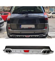 Renault Scenic 2 Gri Difüzör Difizör Yuvarlak Egzoz Görünüm Kulaklı Tip 2003-2009