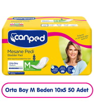 Canped Mesane Pedi M Beden Orta 10x5 50 Adet